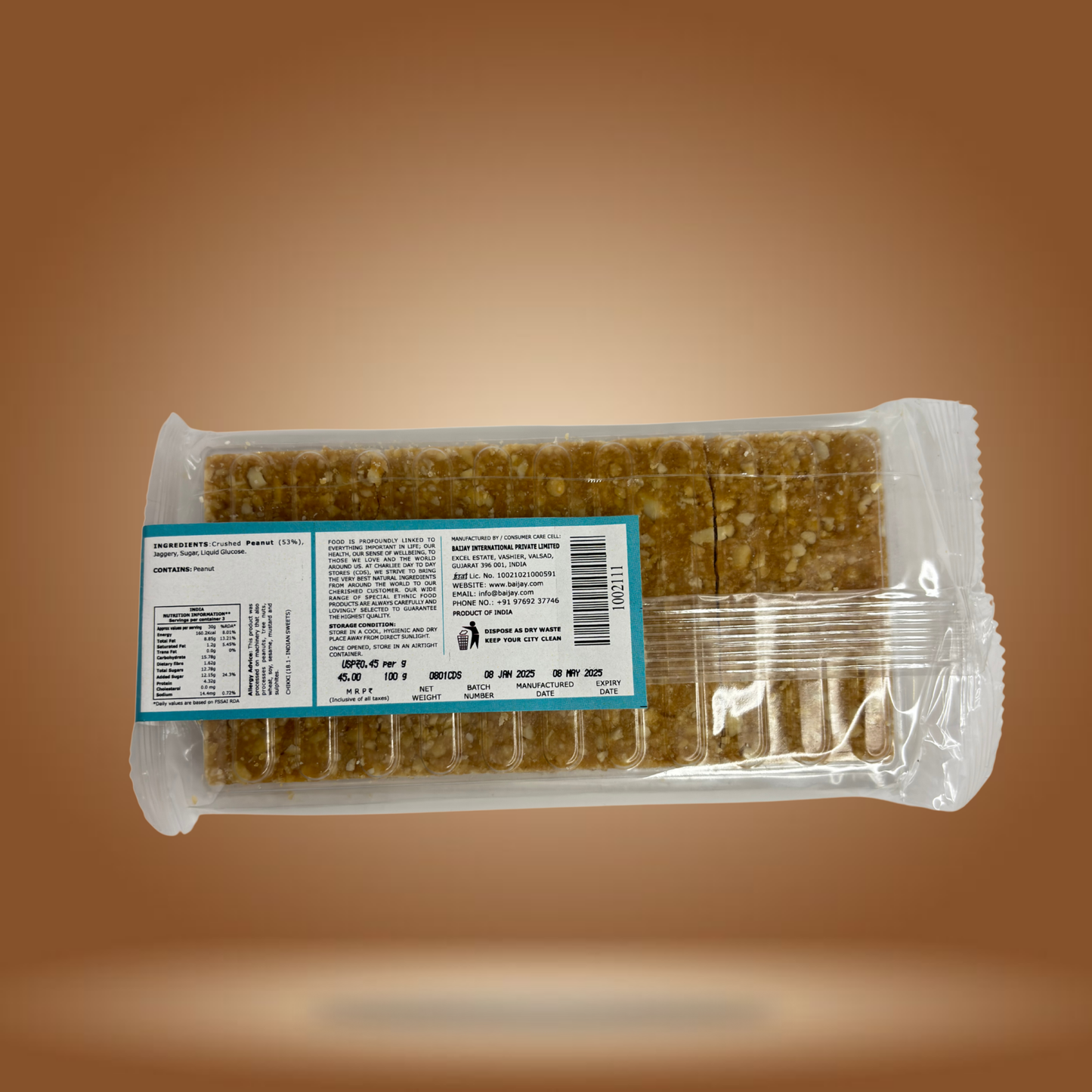 CDS Crushed Peanut Chikki