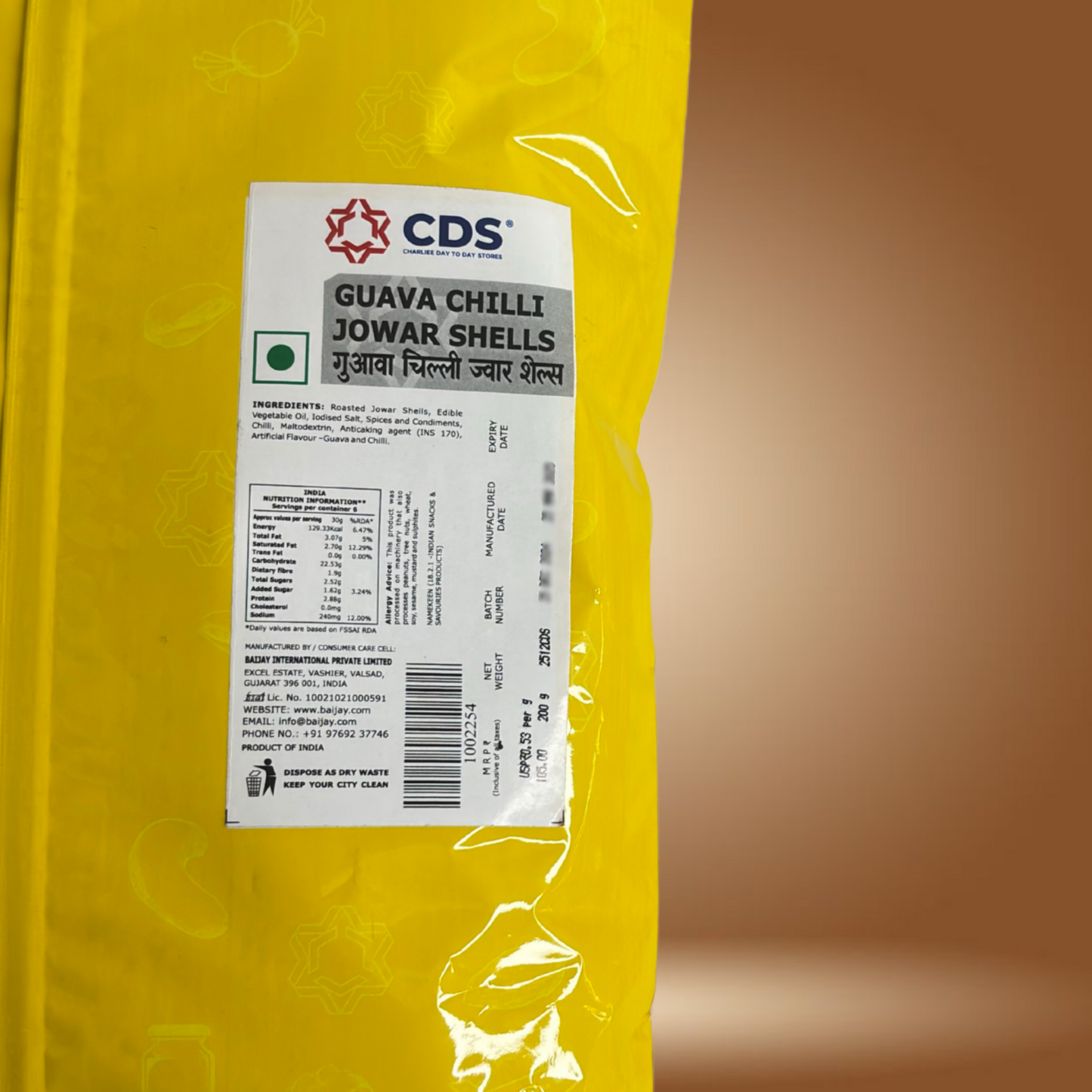 CDS Guvava Chilli Jowar Shells
