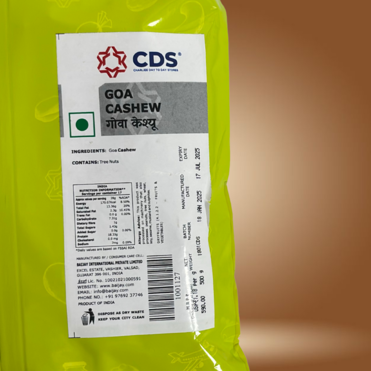 CDS Goa Cashew