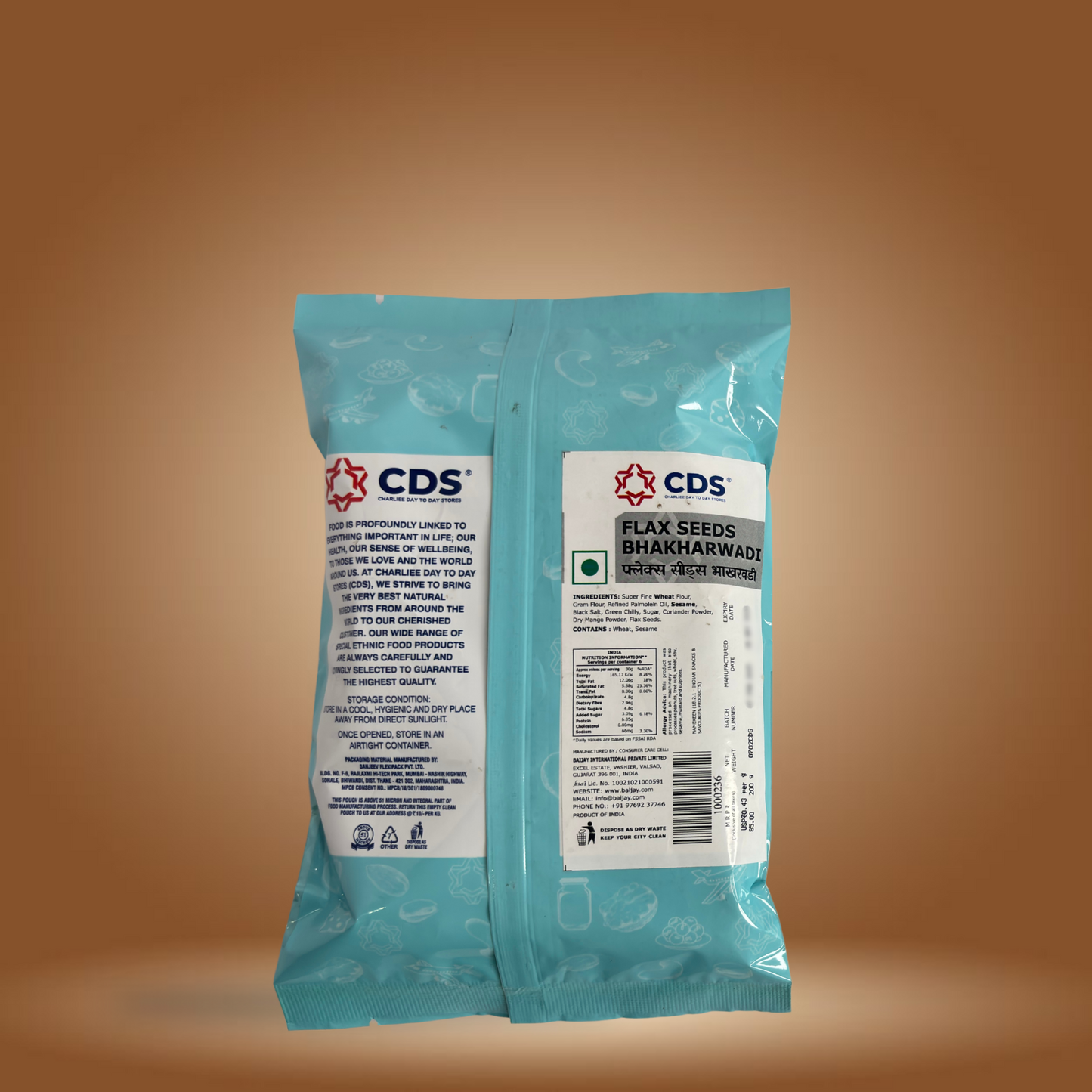 CDS Flax Seeds Bhakharwadi