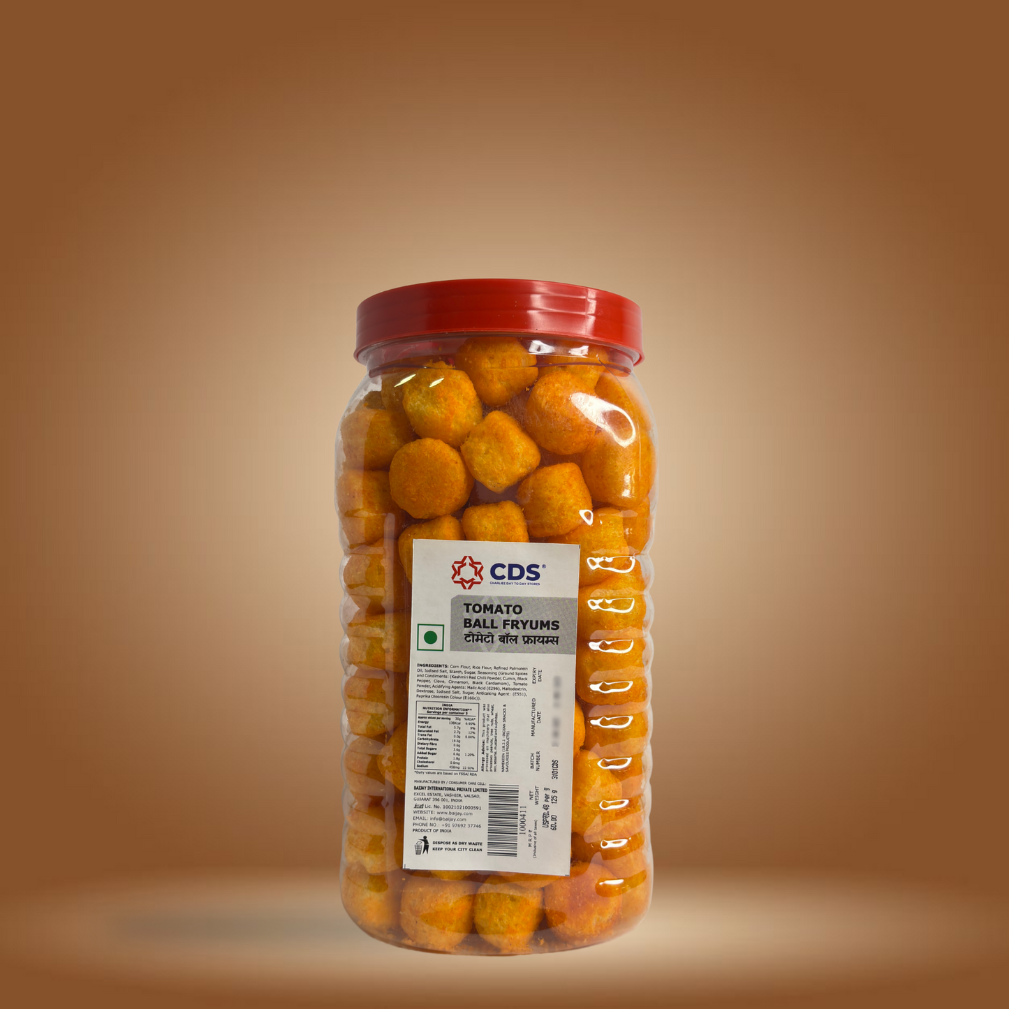 CDS Tomato Ball Fryums