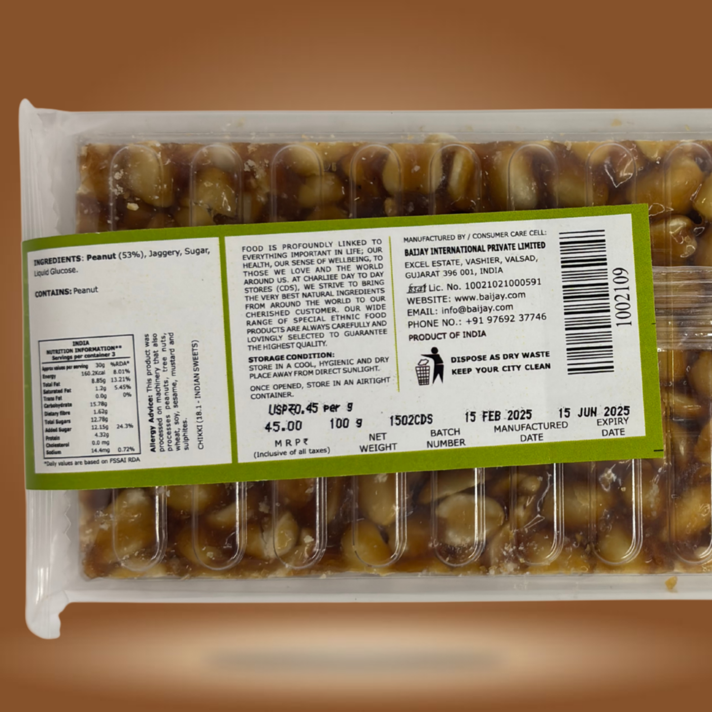 CDS Peanut Chikki