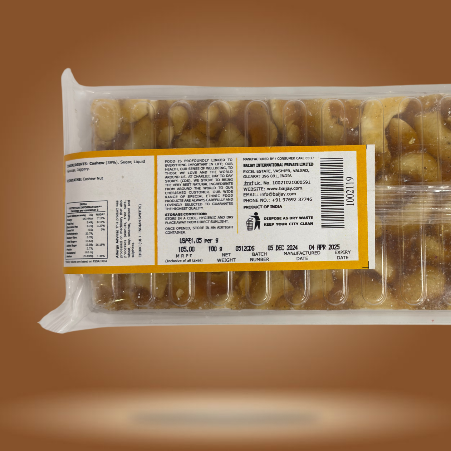 CDS Cashew Chikki