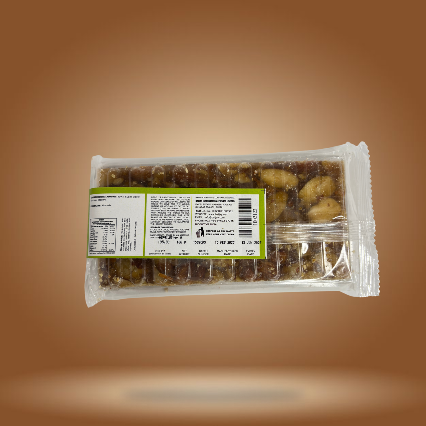 CDS Almond Chikki