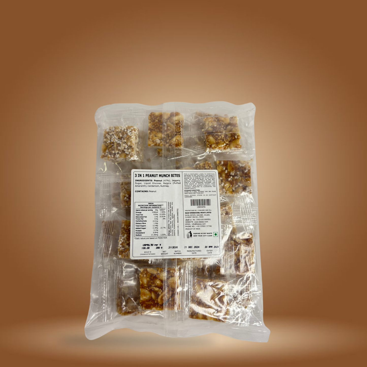 CDS 3 in 1 Peanut Munch Bites