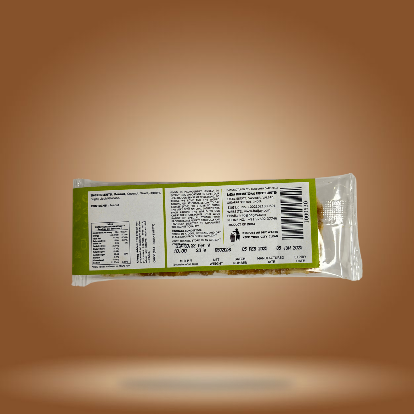 CDS Peanut Coconut Chikki