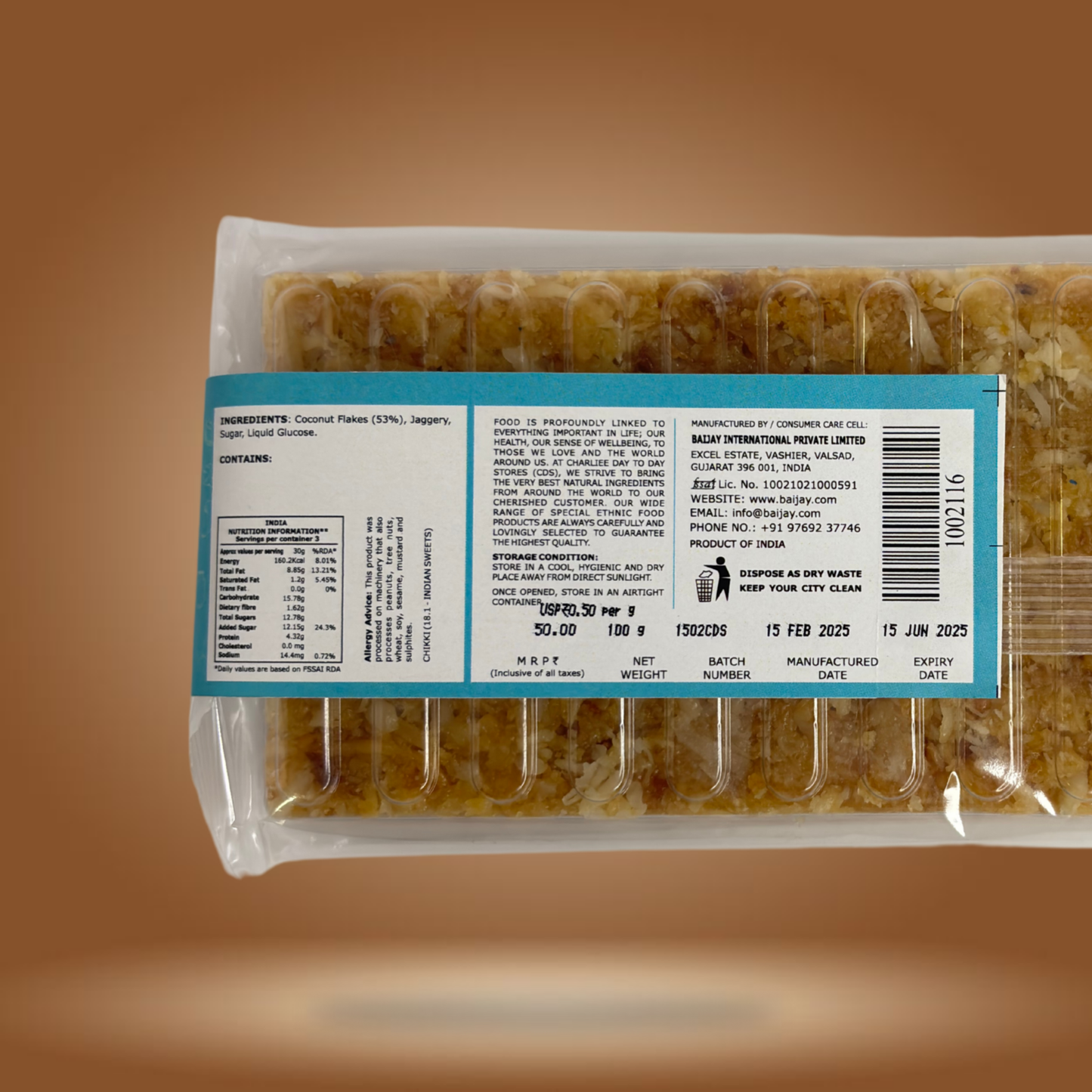 CDS Coconut Chikki