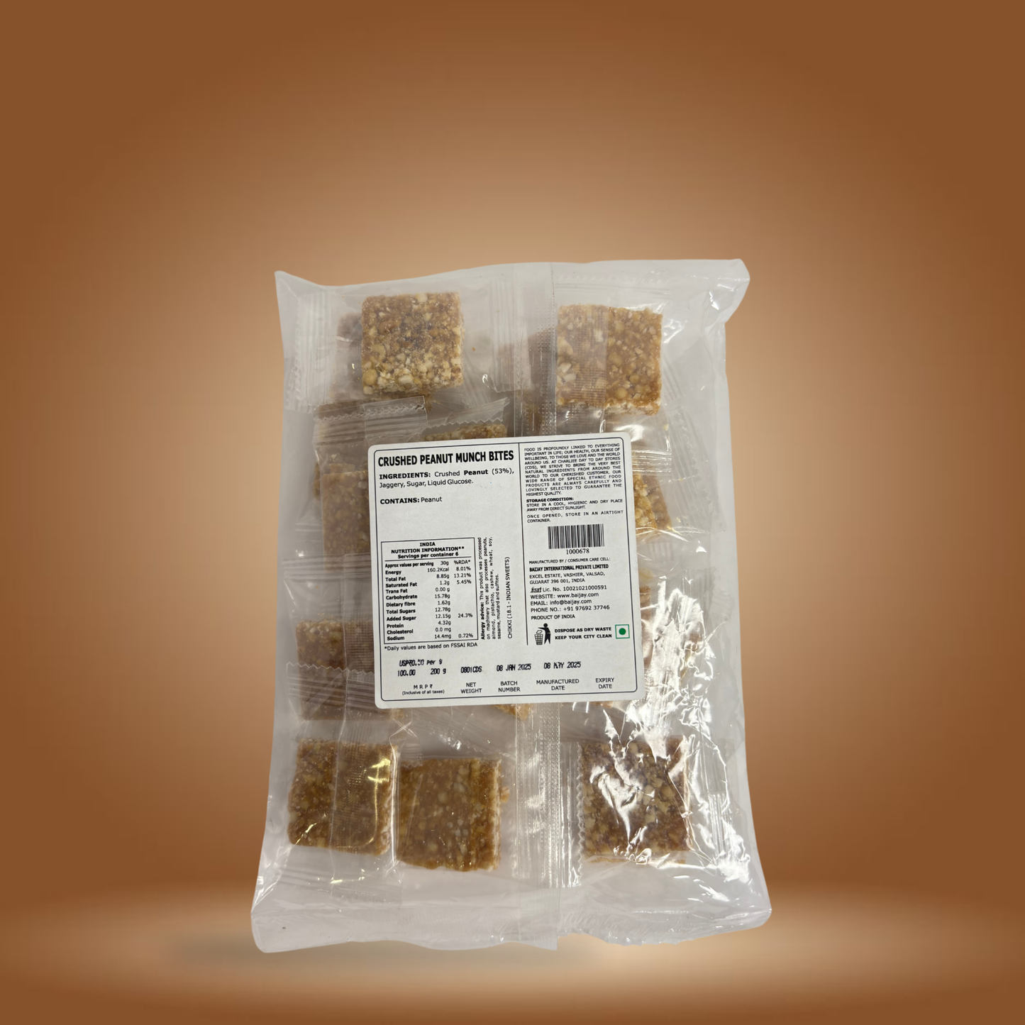 CDS Crushed Peanut Munch Bites