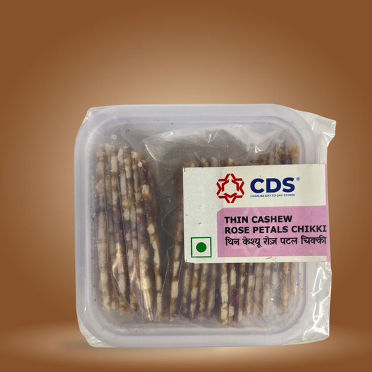 Thin Cashew Rose Petal Chikki