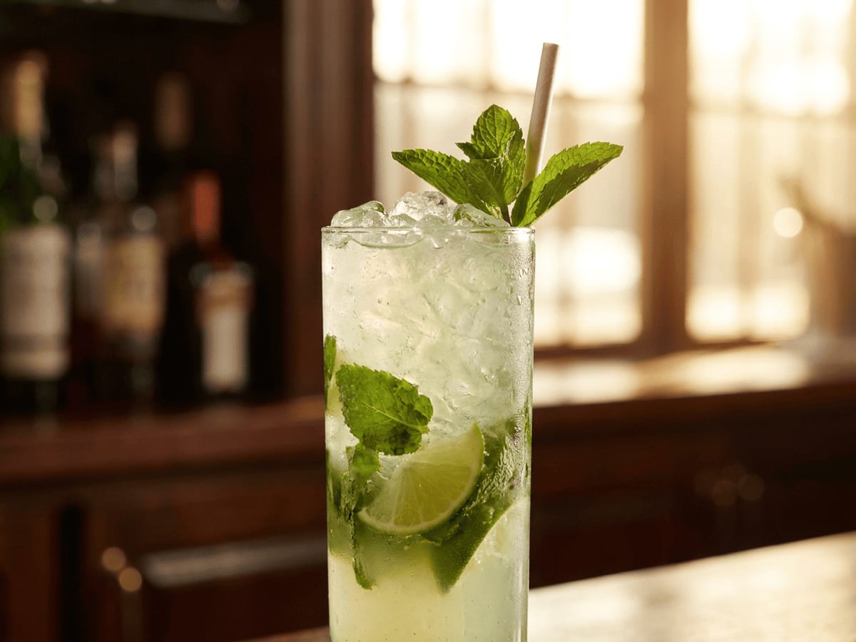 Mint mojito from the CDS live counter